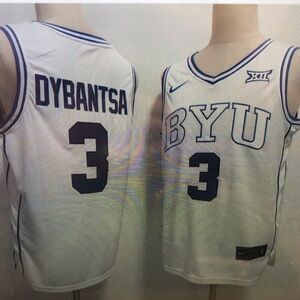😳AJ Dybantsa White 3 Stitched Jersey😂